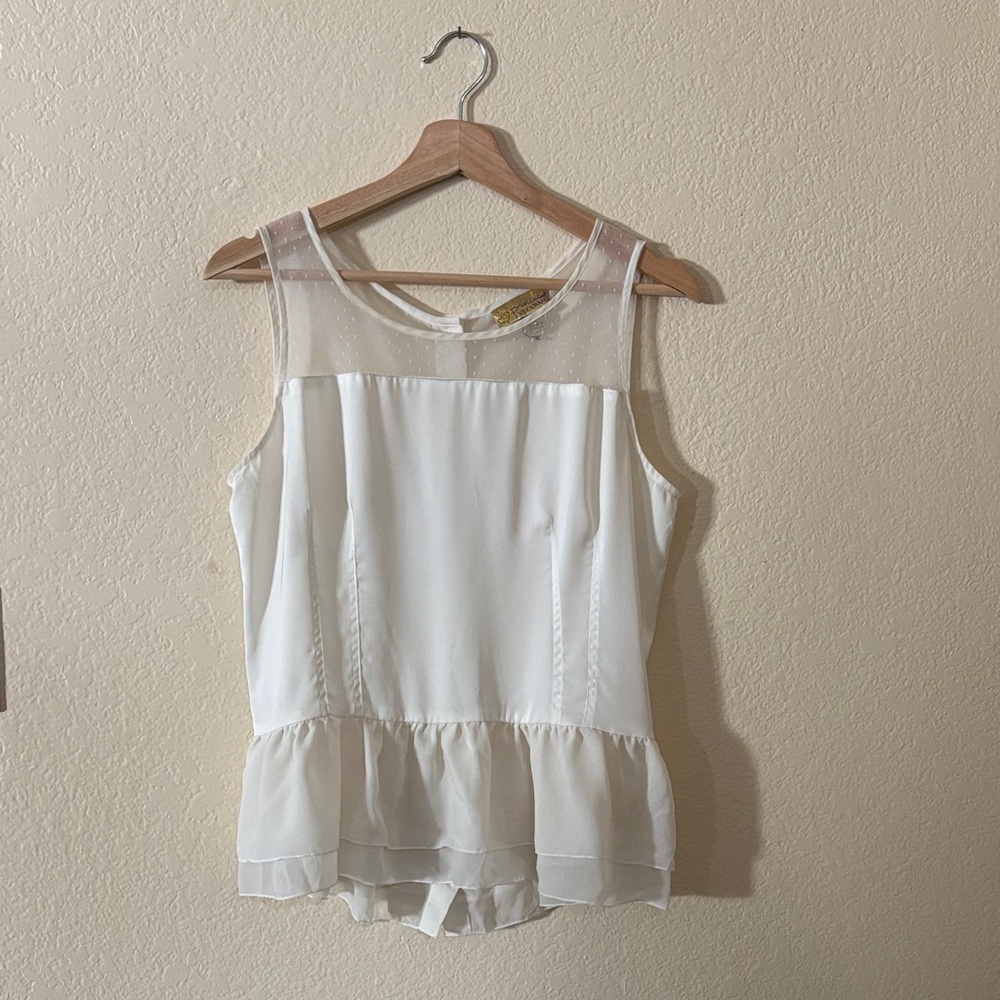 Vintage Vera Wang Sheer tank top